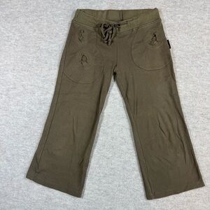 Khaki Joggers with Drawstring Waist